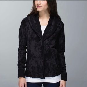 Lululemon to class Jacket Cardigan deep coal size 8